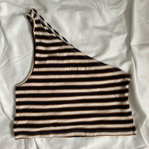 topshop one shoulder tank
